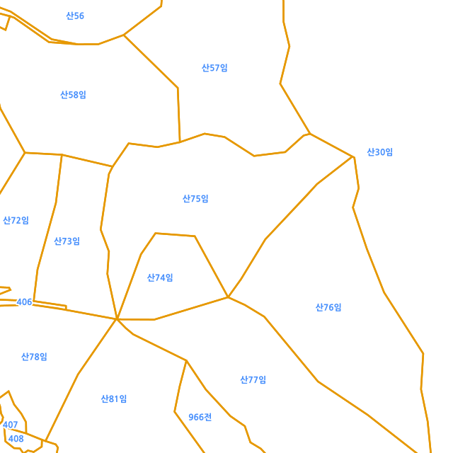 강원특별자치도 횡성군 안흥면 안흥리 산75 지적도
