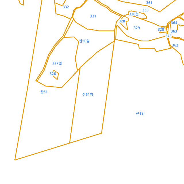 강원특별자치도 인제군 인제읍 덕적리 산51 지적도
