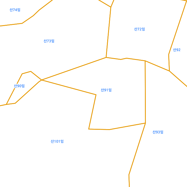 강원특별자치도 양양군 현북면 원일전리 산91 지적도