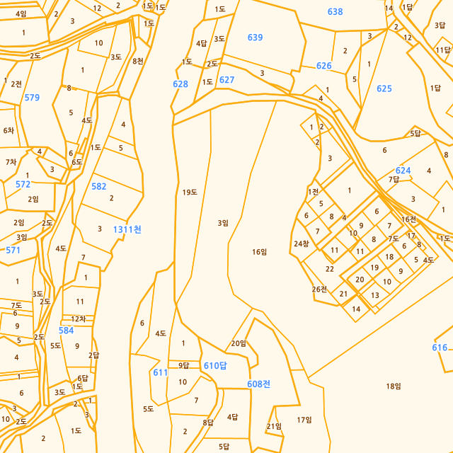 전북특별자치도 무주군 설천면 심곡리 612-3 지적도