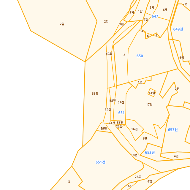 전북특별자치도 부안군 변산면 격포리 651-53 지적도
